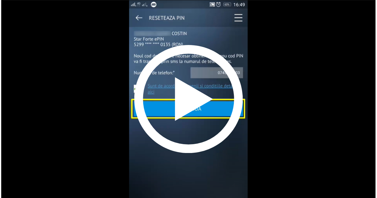 Video BT24 Mobile Banking: Pasii ce trebuie urmati daca ti-ai uitat codul PIN